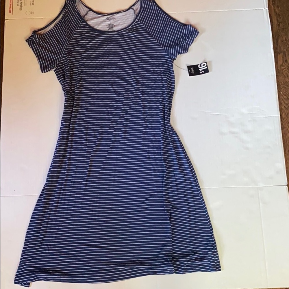 J.C Penny Skater Dress with Shoulder Cut-outs